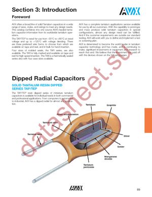 TAP104K050CRW datasheet  